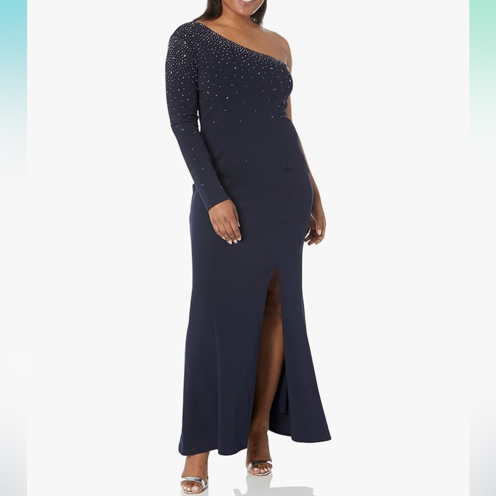 Vince Camuto | size 8 | navy ball gown